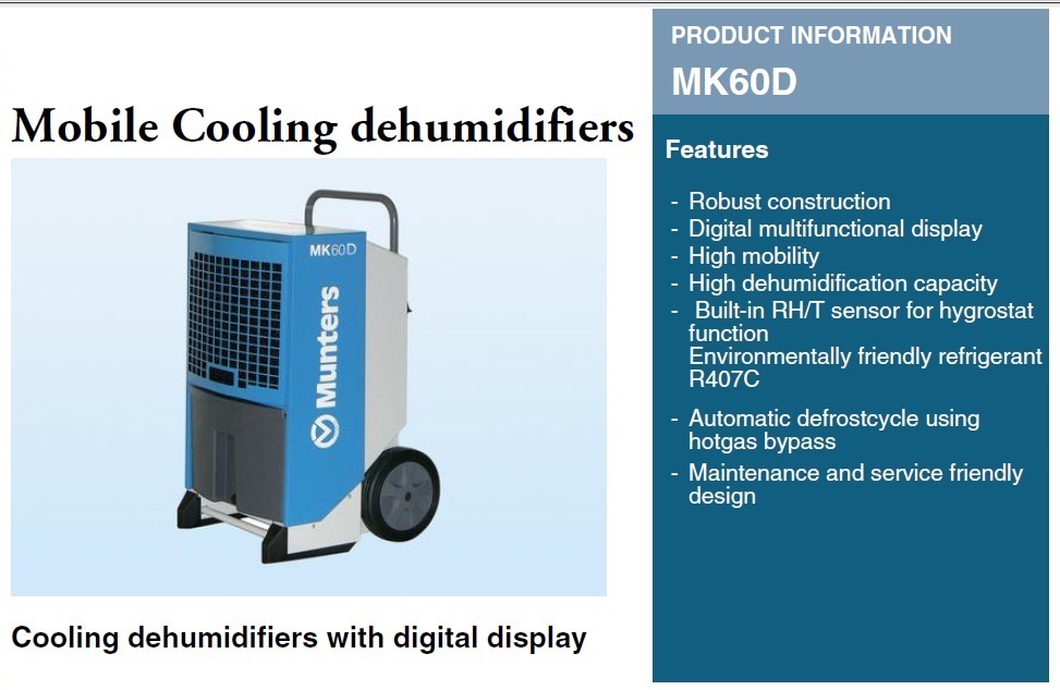Refrigerant Dehumidifier, Dehumidifying Equipment, Dehumidifier Air
