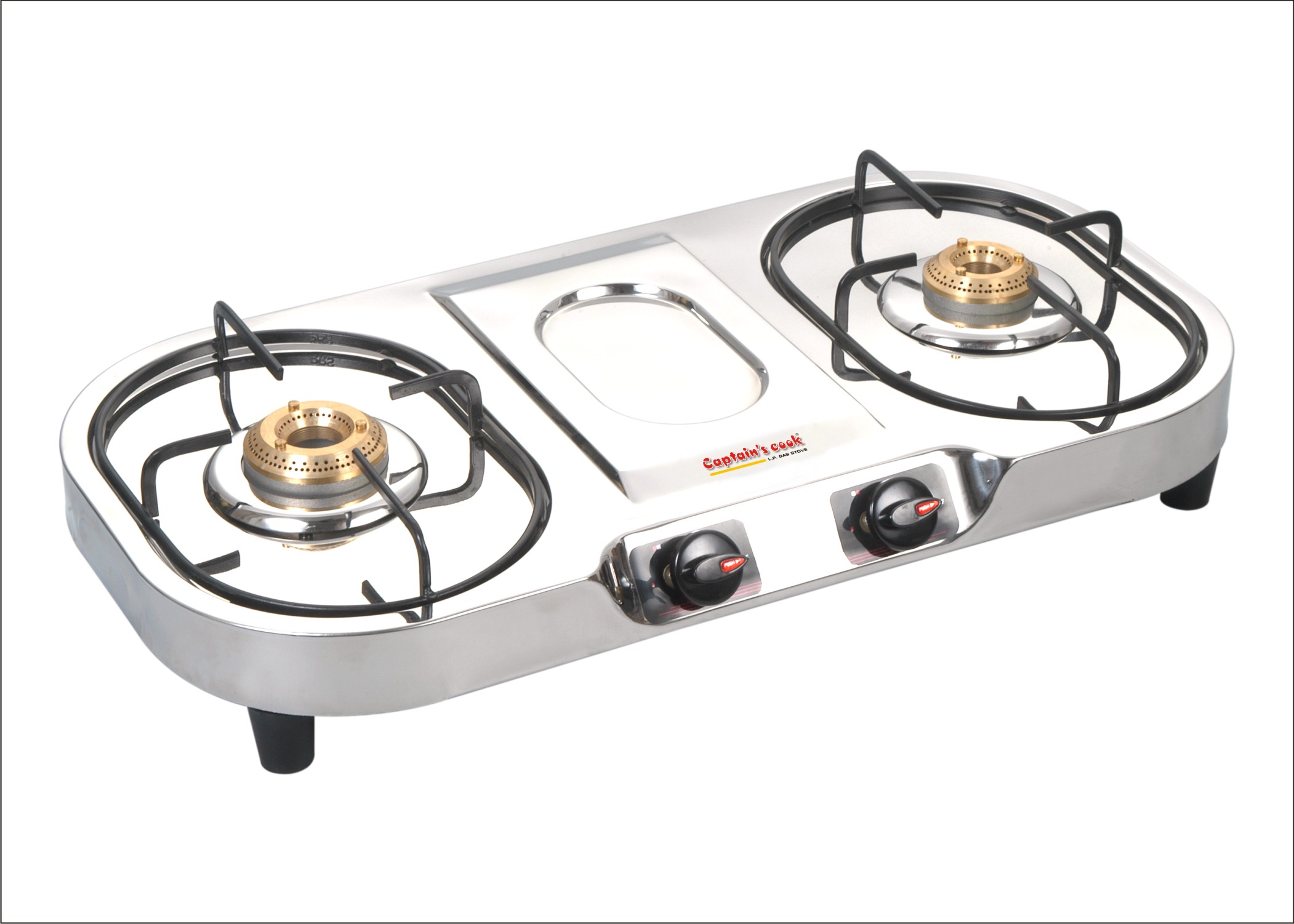 Two Burner LP Gas Stove, Double Burner Stoves, टू बर्नर स्टोव in