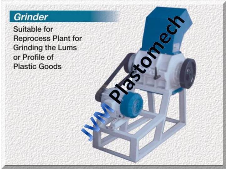 Plastic Grinder Machine, Blade Size 18", JVM Plastomech ID 9148330748