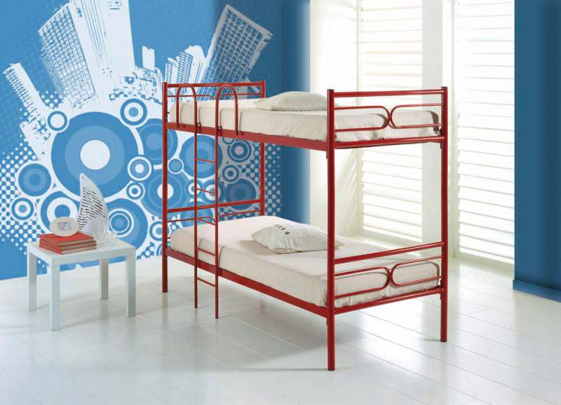 Red Bunk Bed, Size 6 x 3 feet, Rs 14500 /set Oliver Metal Furniture