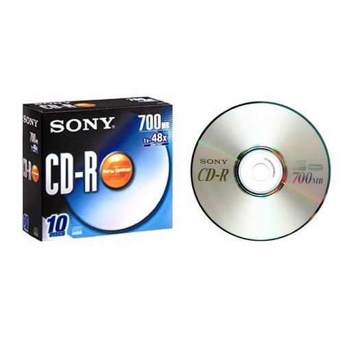 Sony 700MB CDR, CD, CDROM, CDRead Only Memory, Compact DiscROM