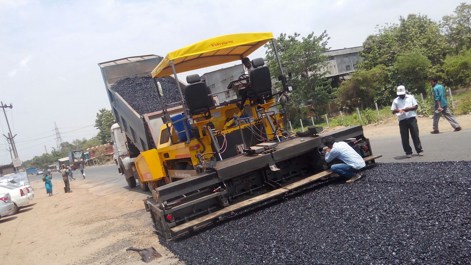 Paver Machine, Concrete Paving Machine, Concrete Road Paving Machine