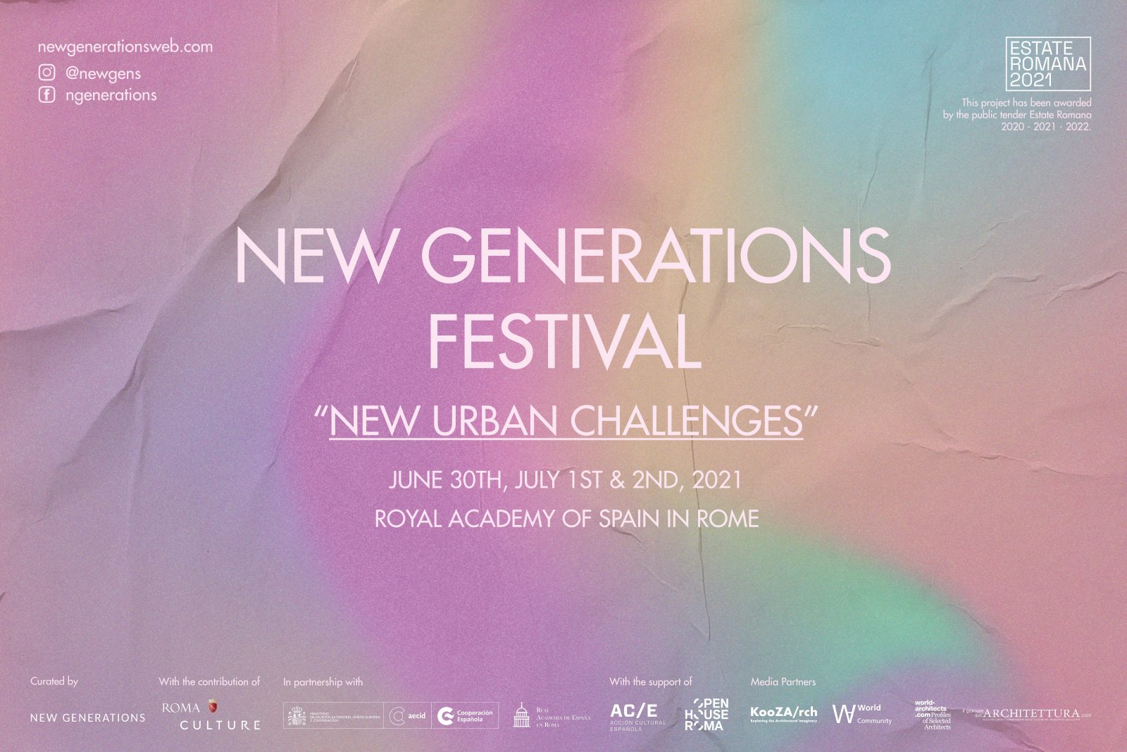 New Generations 2021 Festival 300.000 Km/s