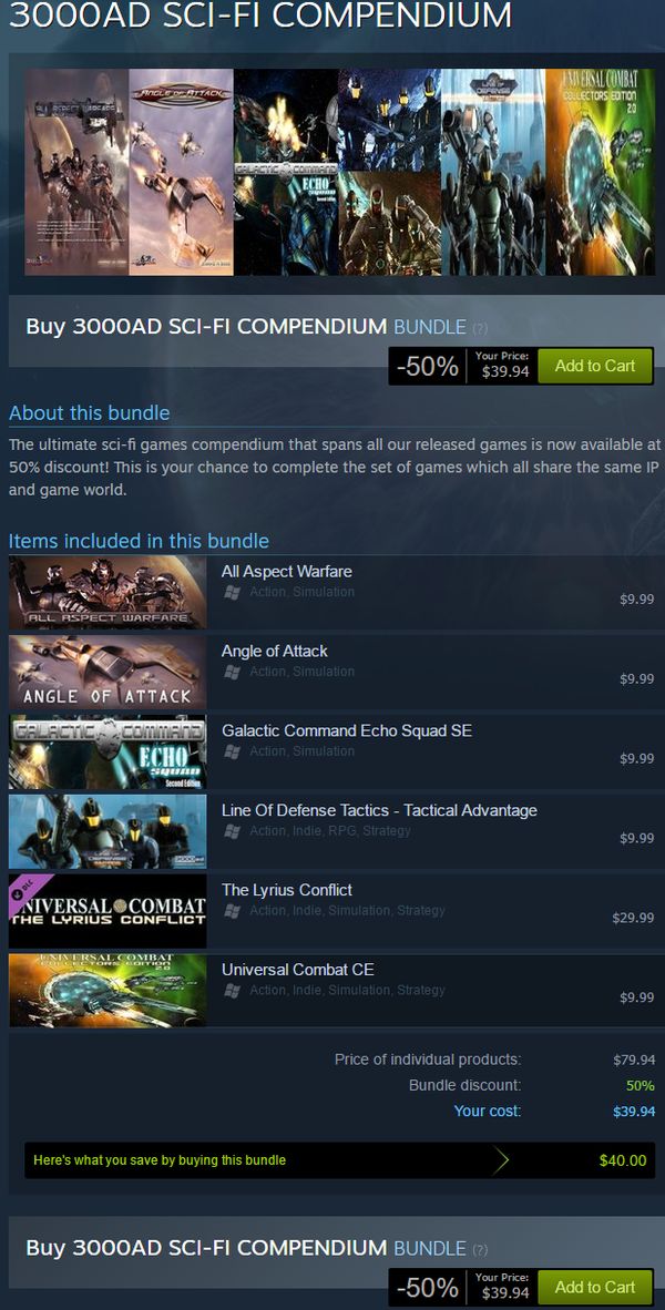 Steam Game Bundle Sales