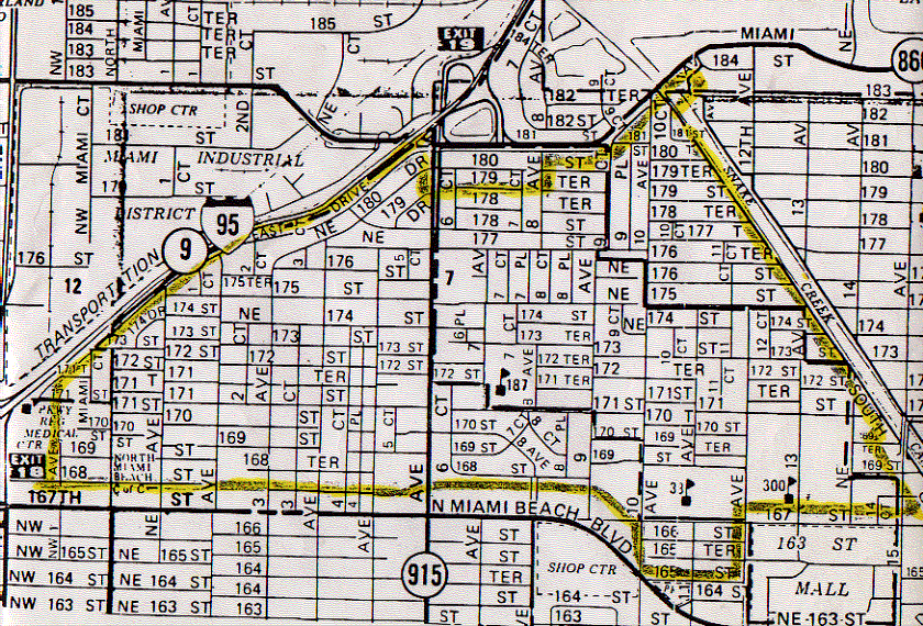 The Jewish Home Eruv Maps, N. Miami Beach, FL