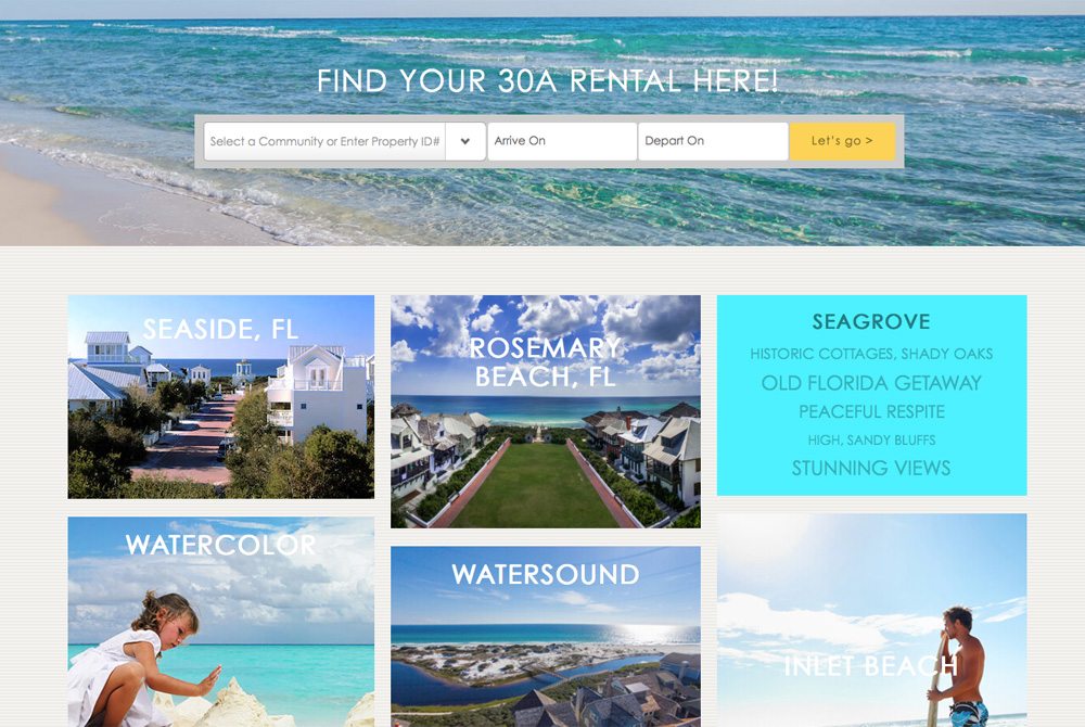 New 'Rent 30A' site Features Over 1,000 Local Vacation Rental