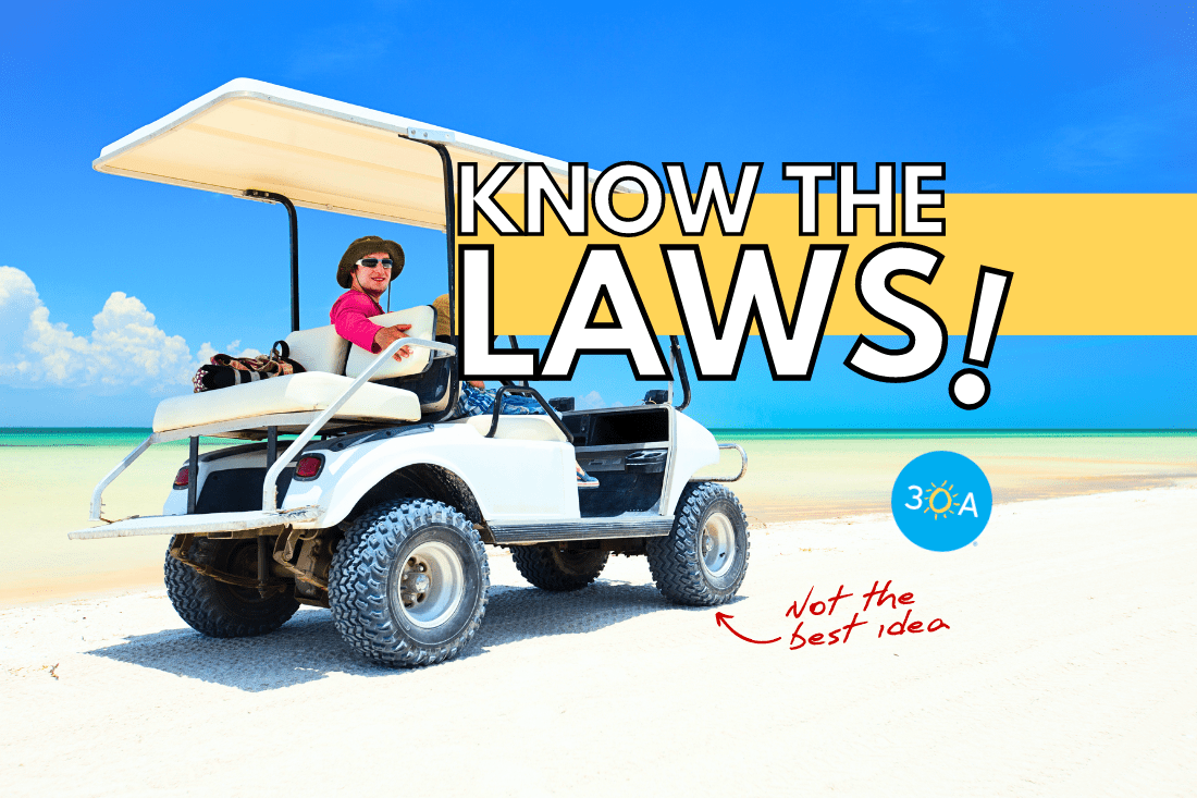 Golf Carts in South Walton What You Need to Know 30A
