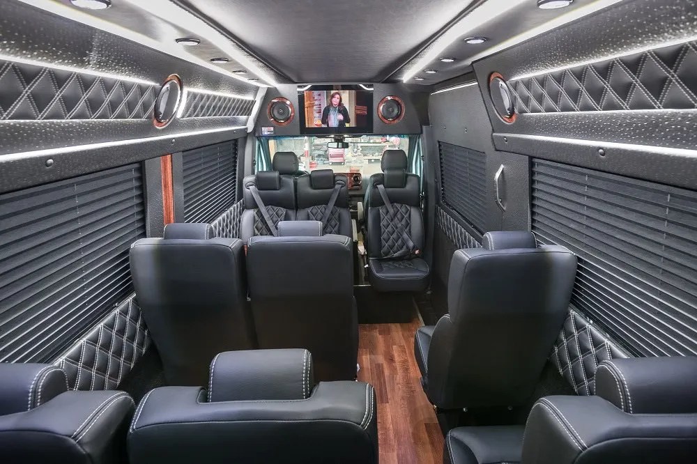30A SPRINTER RENTAL Large Passenger Sprinter Van Plenty of Seating