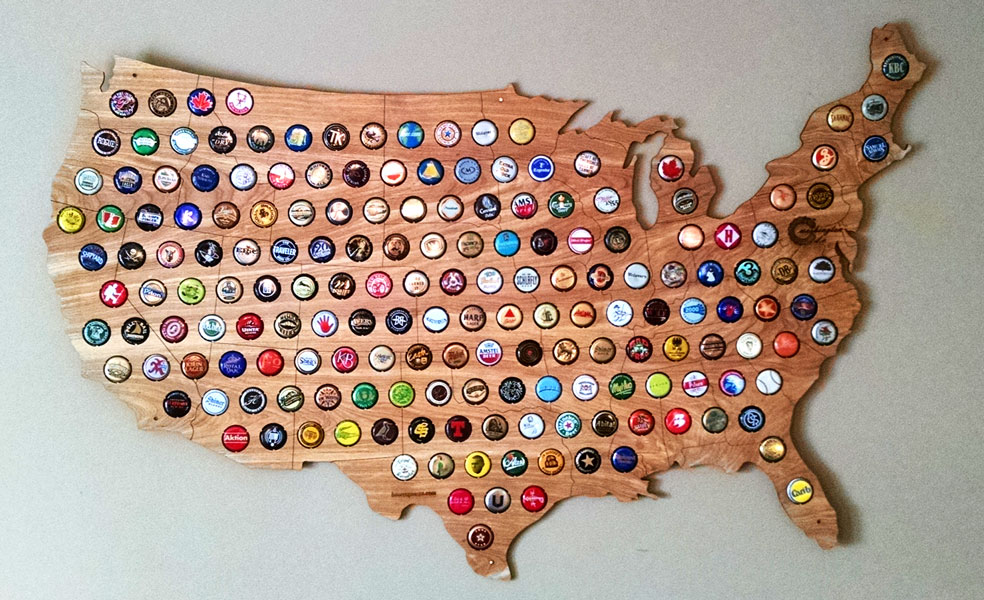 Beer Cap Maps 30 Is The New 20