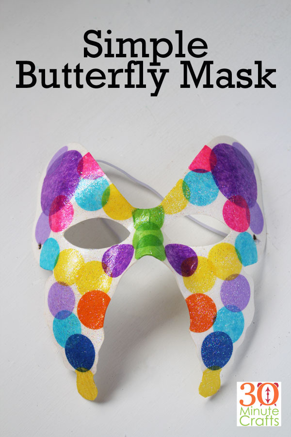 Simple Butterfly Mask 30 Minute Crafts