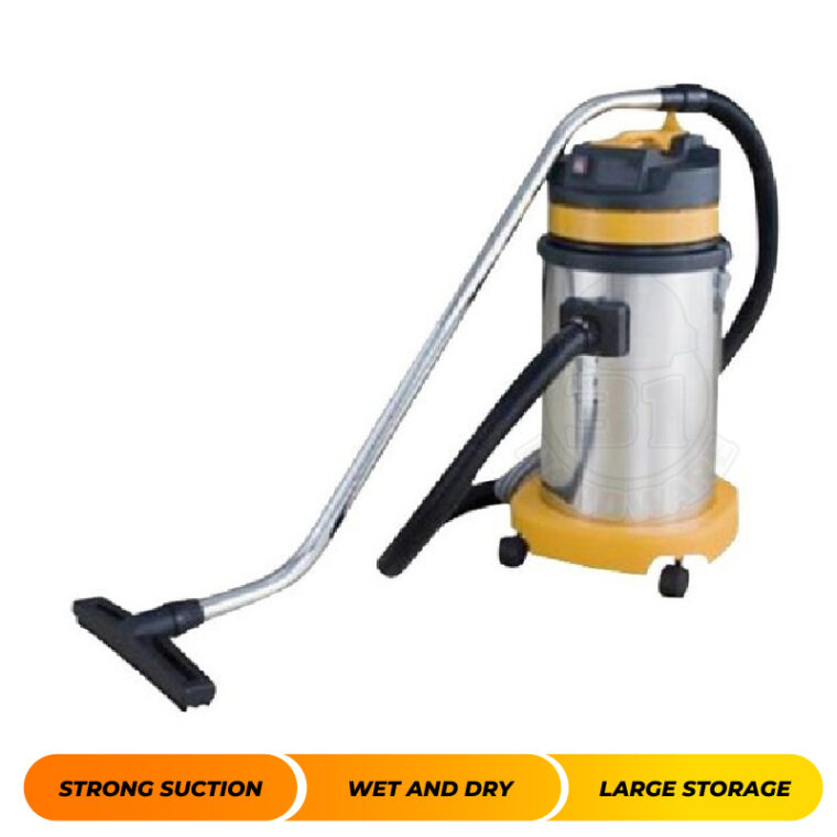 EUROPOWER VAC5001 30L WET & DRY STAINLESS STEEL INDUSTRIAL VACUUM