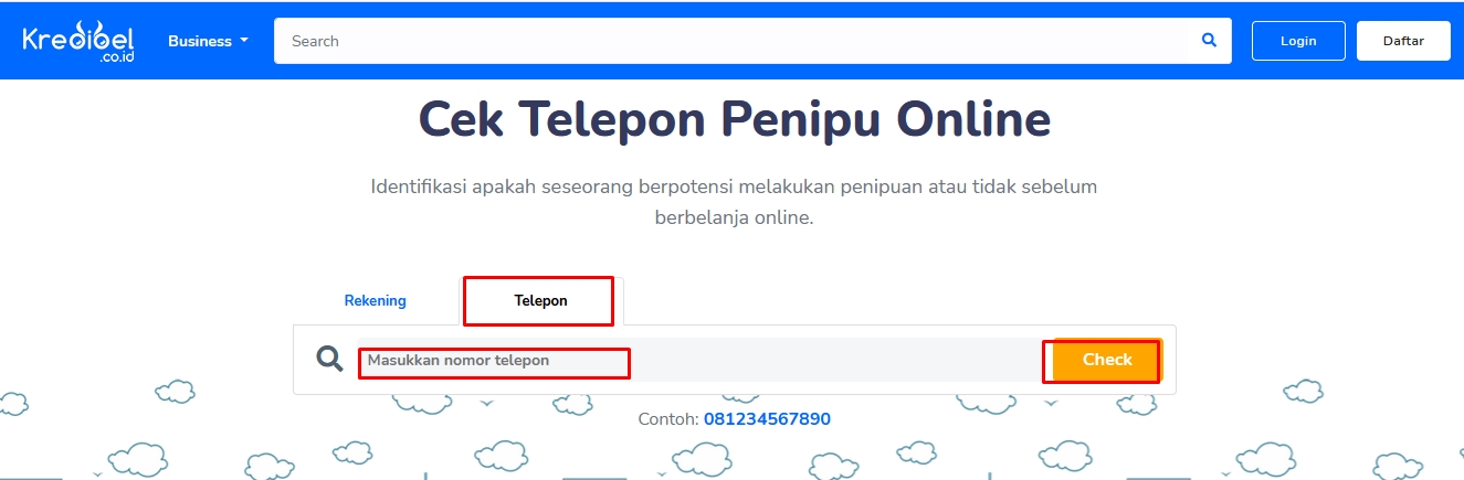 Download Cek Nomor Handphone Penipu Pics TK PAUD CERIA