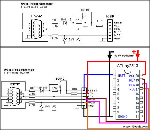 Circuit Diagram Of Avr Programmer