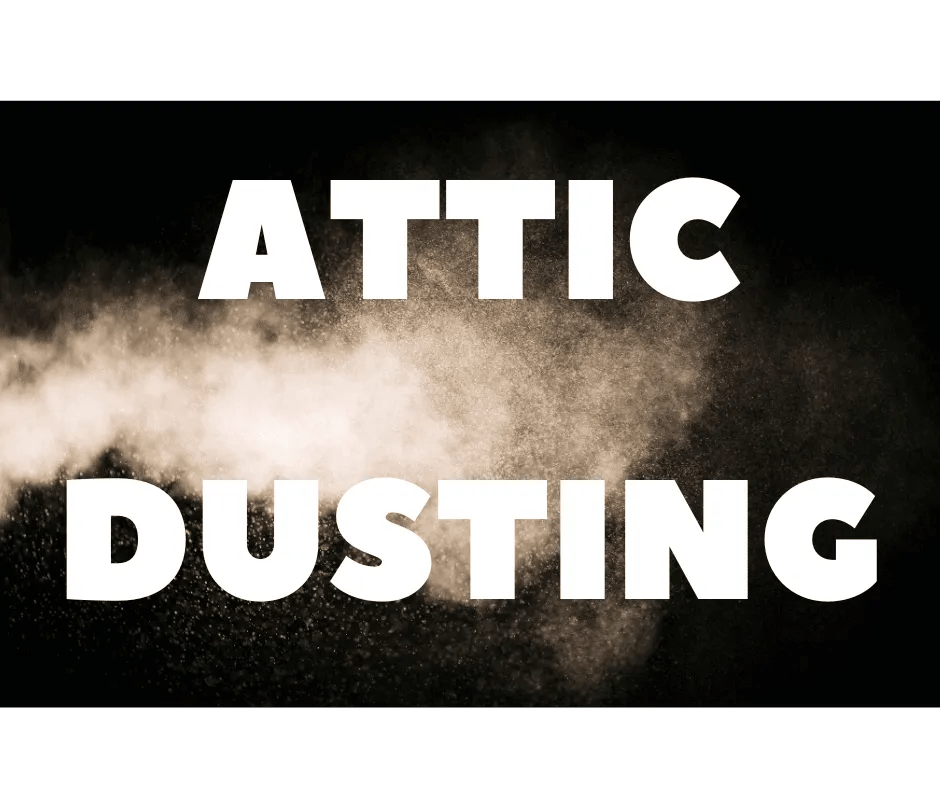Attic Dusting Affordable & Effective Upfront Pest Control Pricing