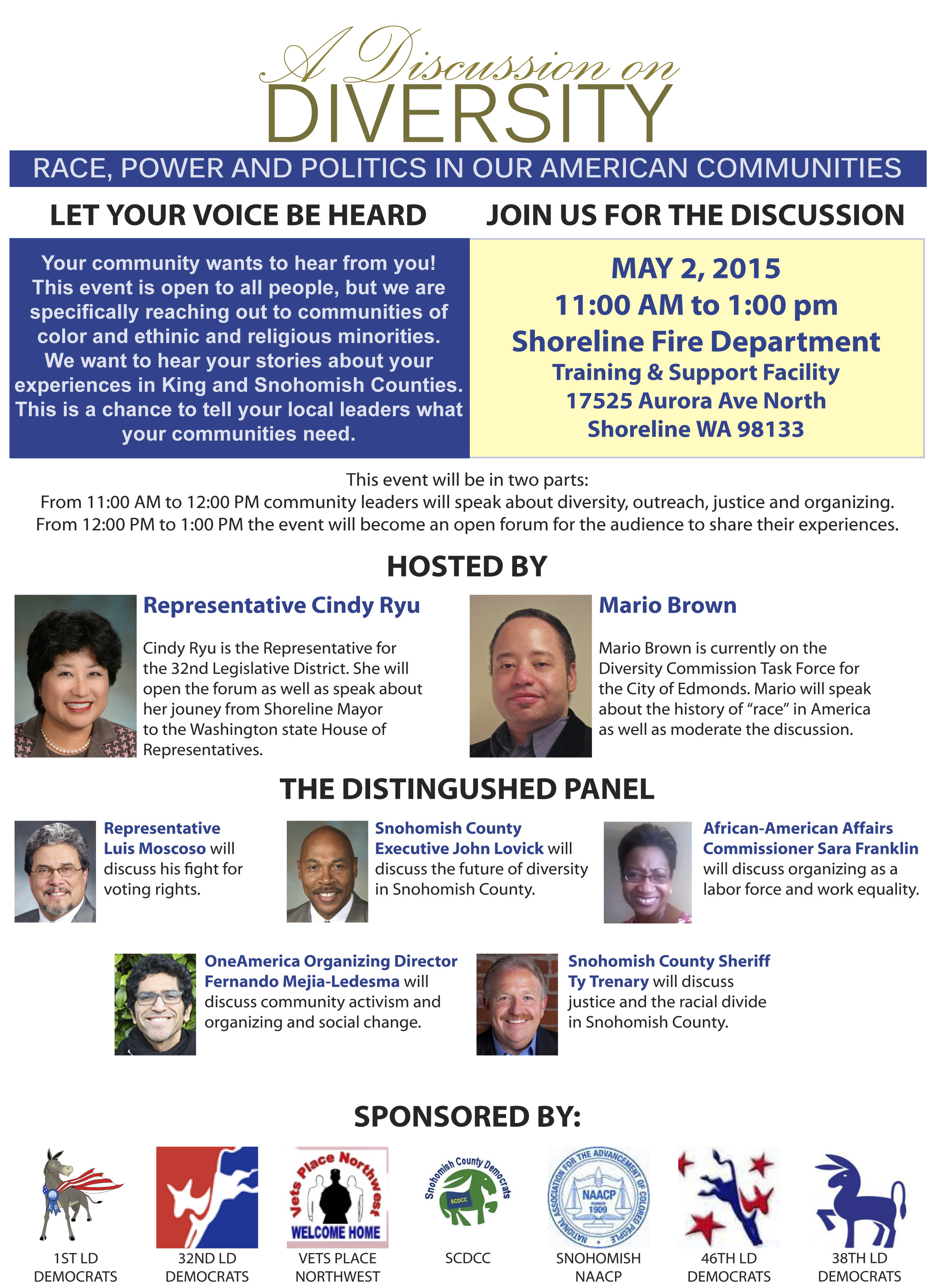 A Discussion on Diversity 32nd LD Democrats