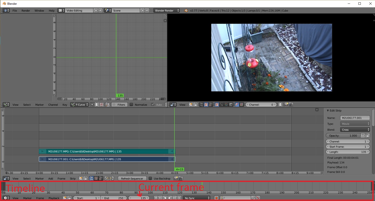 Video Editing in Blender for Beginners pt2 32 Hertz