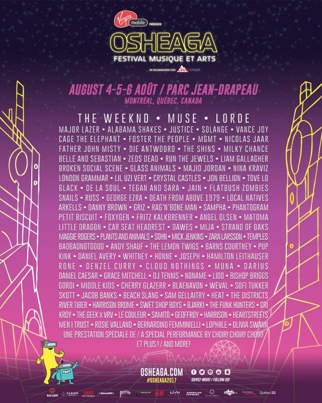 festival osheaga 2023 programmation Osheaga dévoile son lineup de feu avec The Weeknd, Muse, Lorde et