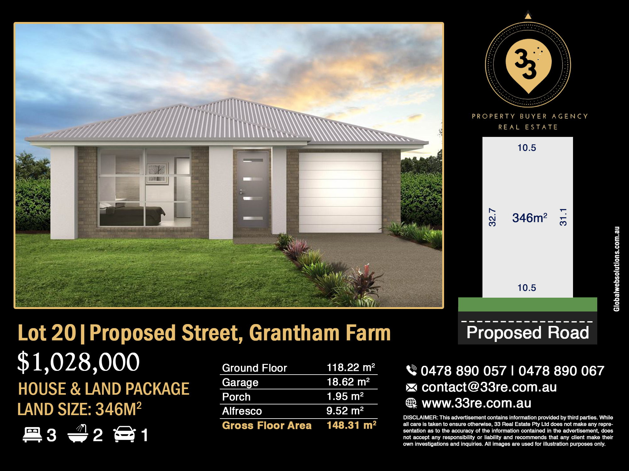Grantham Farm Home and Land Packages 33RE