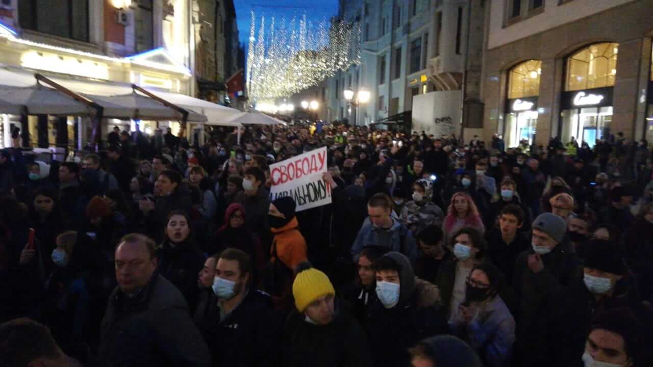 Протетующие требовали освобождения оппозиционера из ИК2 во
