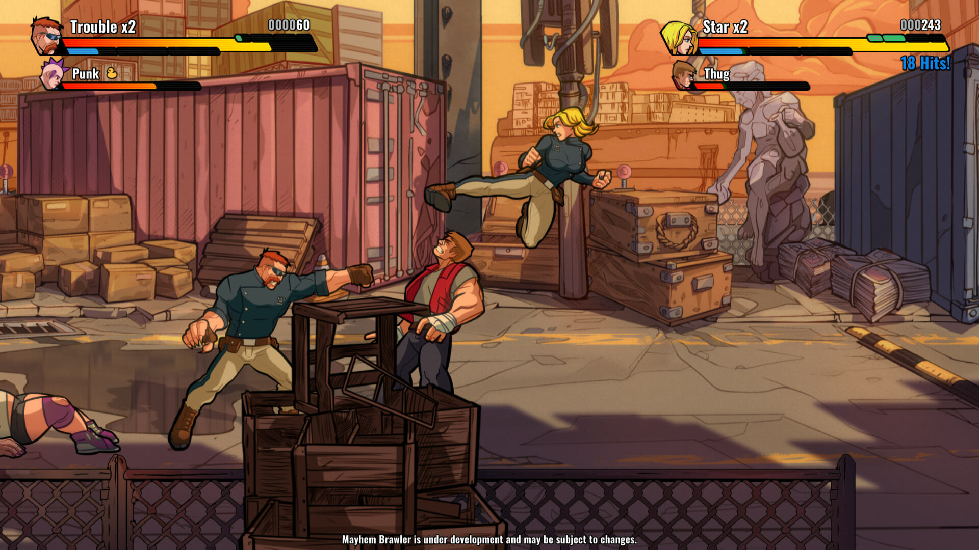 PS4 Mayhem Brawler Beat'em Up TBA 2021 SpazioGames Forum