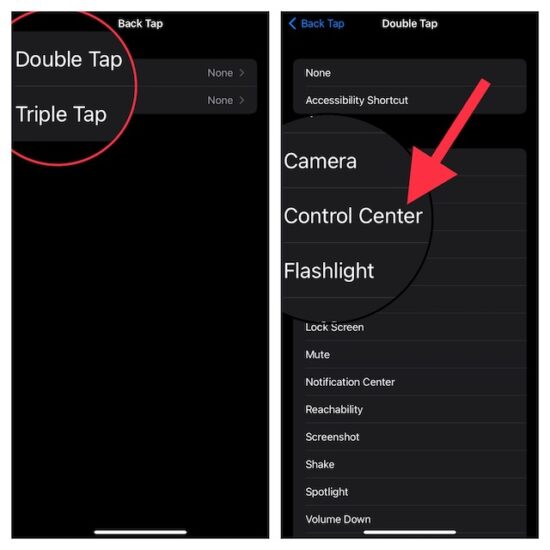 Access Control Center without Touching Your iPhone's Screen