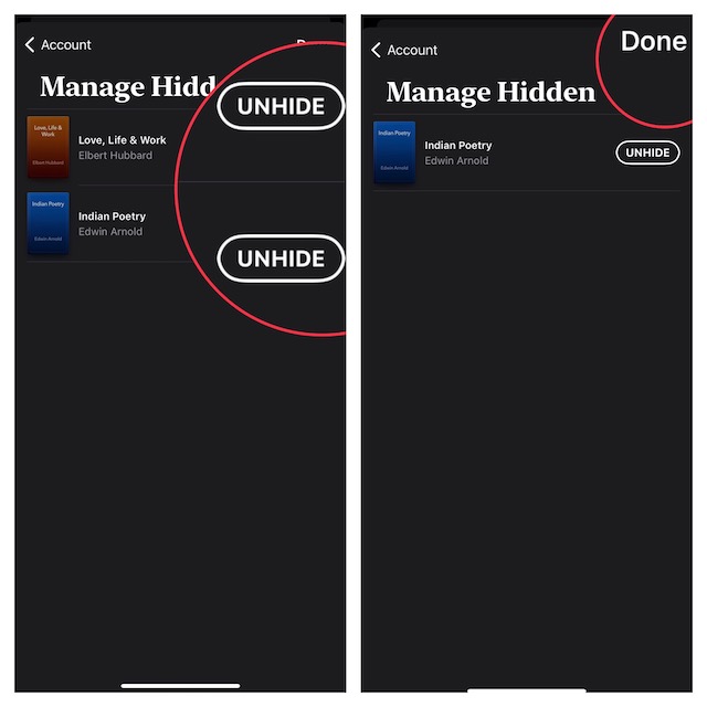 How to Hide or Unhide Books in Apple Books on iPhone and iPad