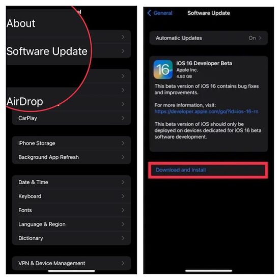Download and Install iOS 16 Beta Without Developer Account