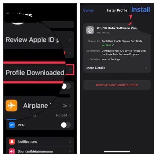 Download and Install iOS 16 Beta Without Developer Account