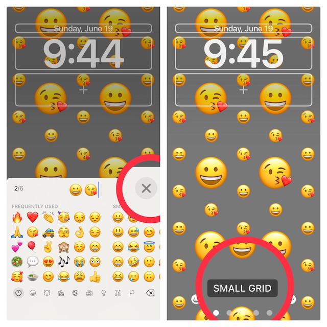Create Emoji Lock Screen Wallpaper on iPhone in iOS iOS 17