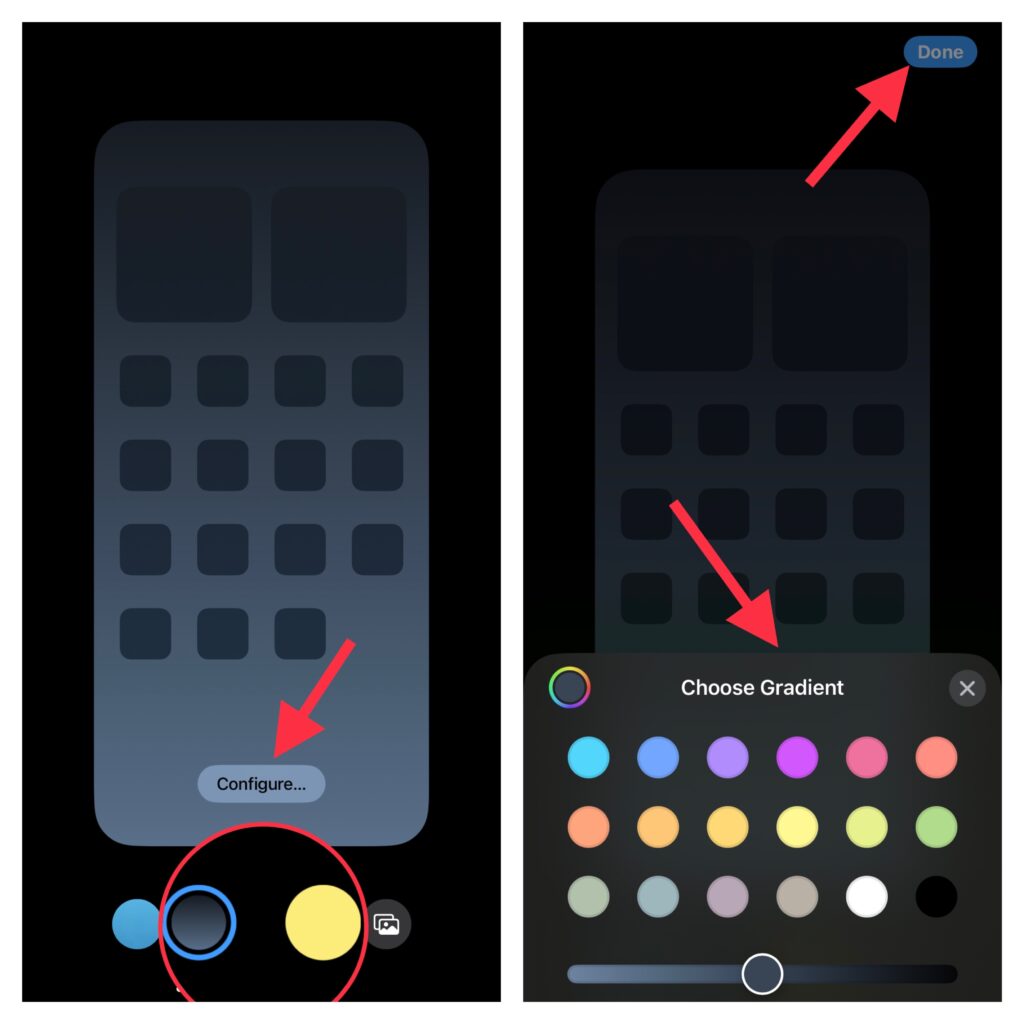 Change Background Color of iPhone Home Screen Wallpaper