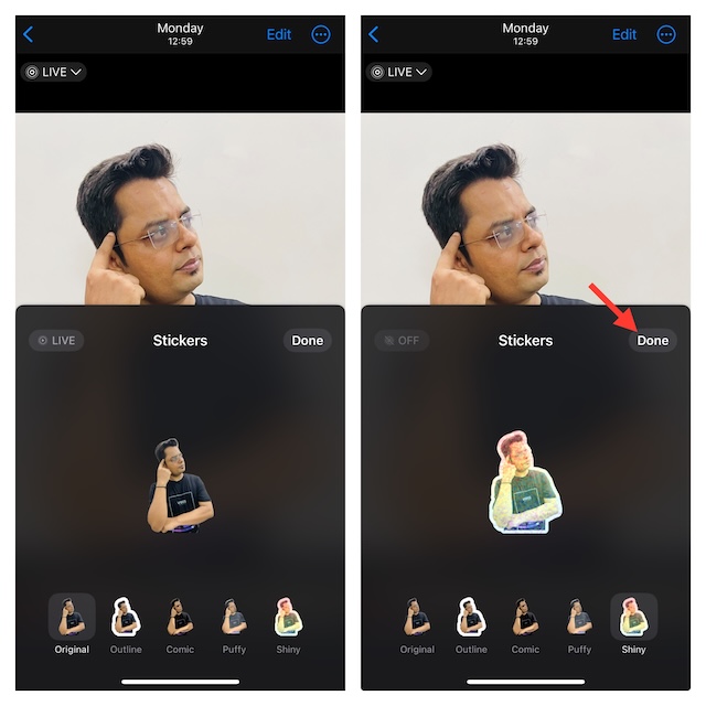 How to Convert a Live Photo into a Static Sticker in iOS 17
