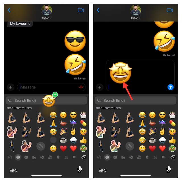 Convert an Emoji into a Sticker in iOS 17 on iPhone and iPad