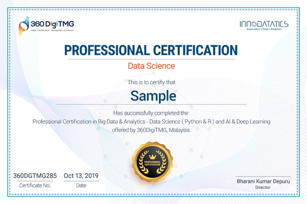 Data Science Foundation Certification Course Training 360DigiTMG