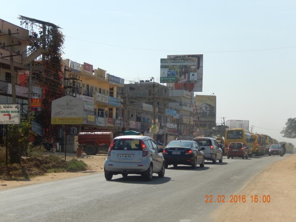 Hoardings in Ulsoor Towards Lido Mall Trinity Circle Bengaluru Jagadish