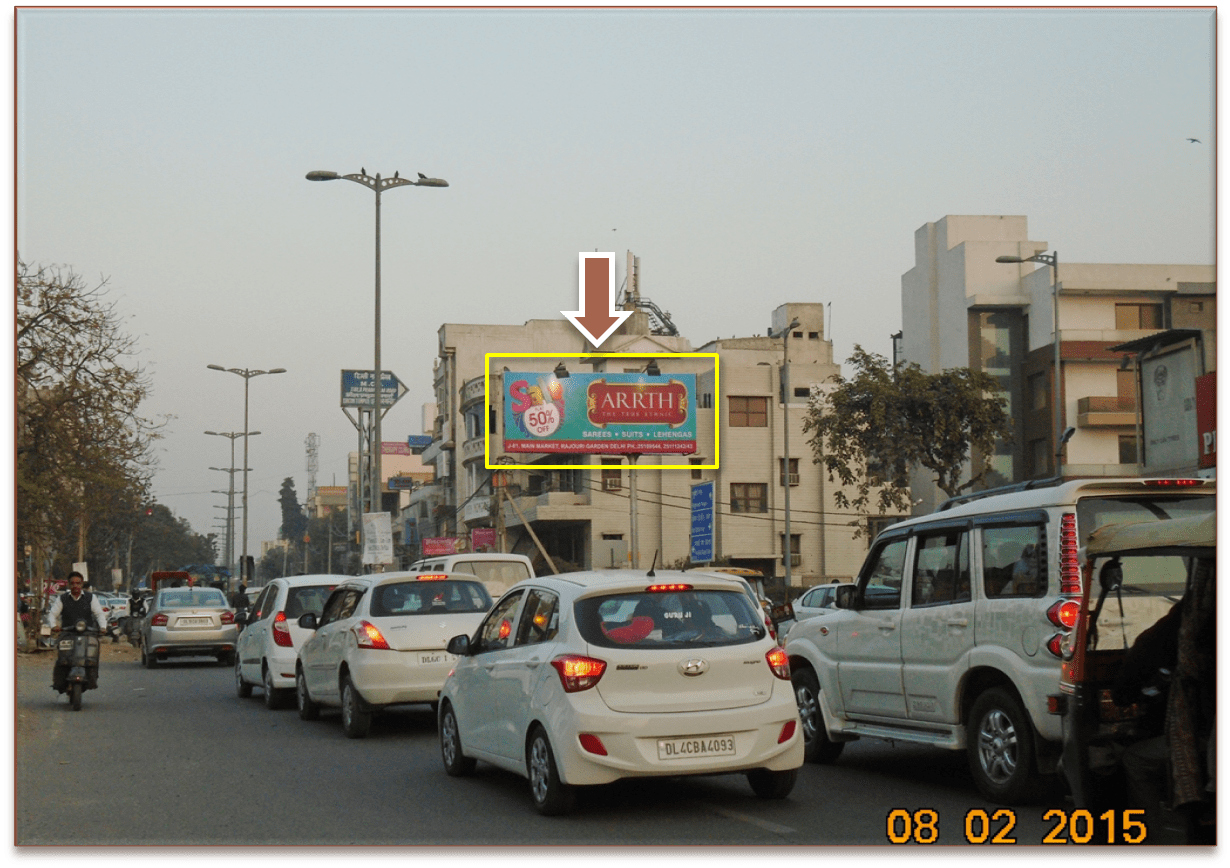 Hoardings in Sarai Kale Khan Railway Station Bus Terminal New Delhi