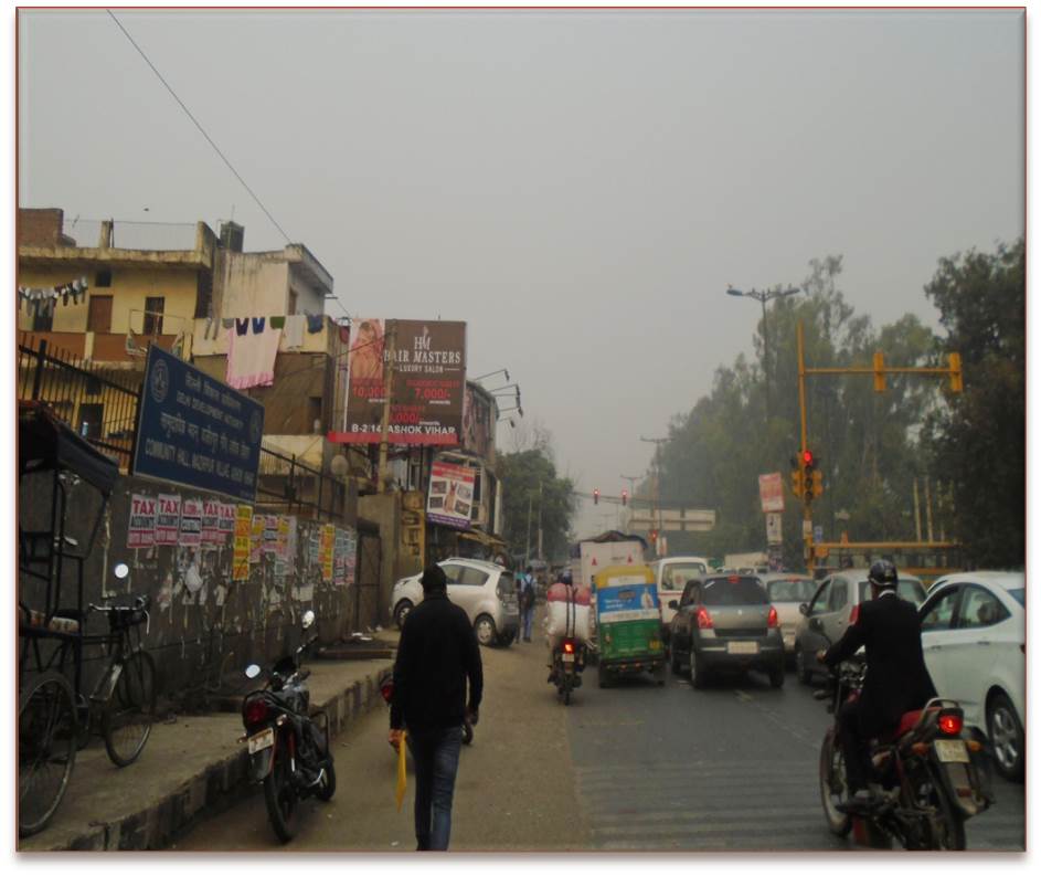 Hoardings in Sarai Kale Khan Railway Station Bus Terminal New Delhi