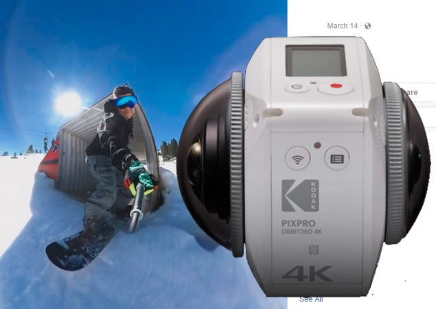 Spotted first photos from the Kodak Orbit360 (aka 4KVR360) 360 Rumors
