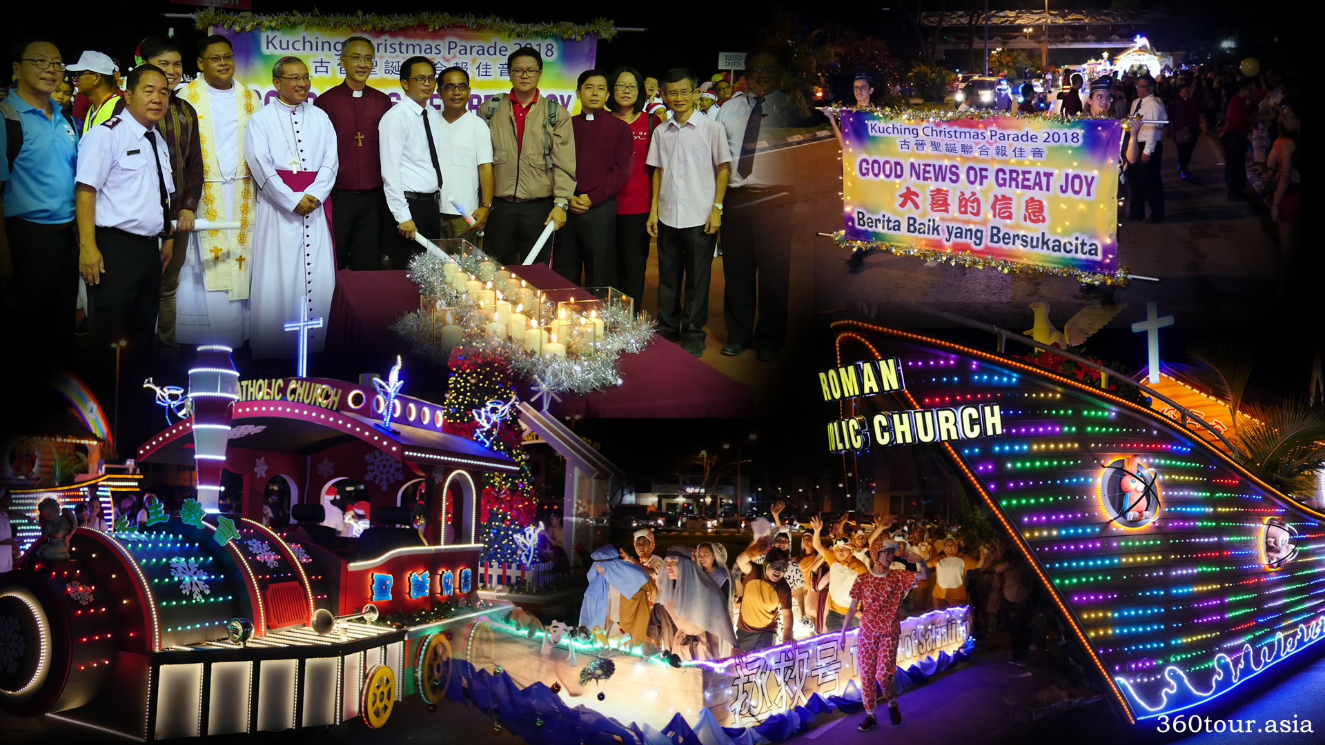 Happening Now: Kuching Christmas Parade... Facebook