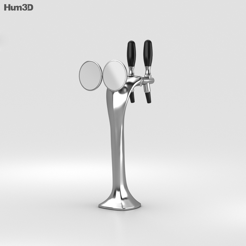 Beer Tap 3D model Download Tableware on