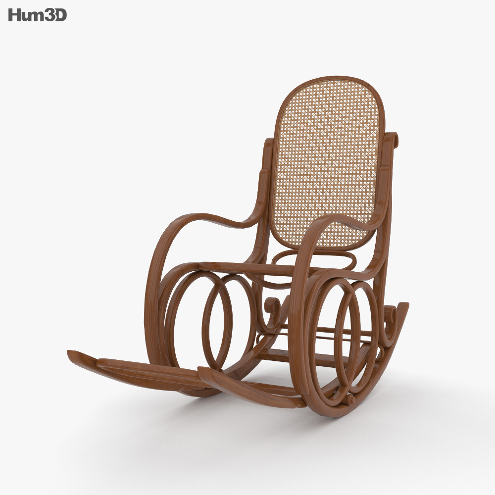 Silla mecedora Modelo 3D Descargar Sillón on