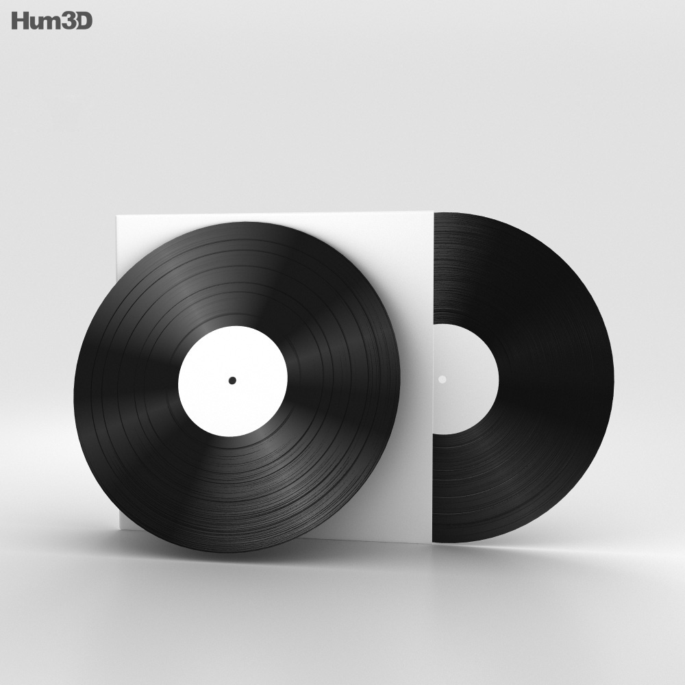 Vinyl Record 3D model Download Audio Devices on