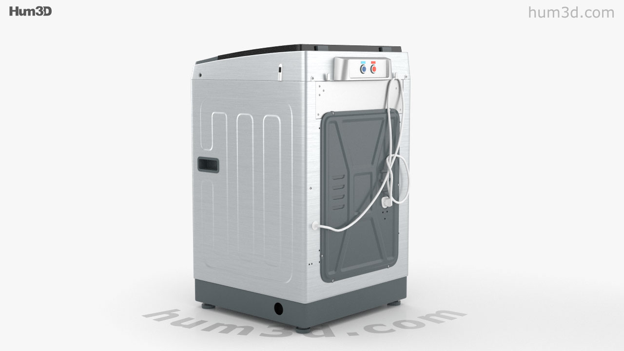 360 view of Bosch Powerwave Washing Machine 3D model 3DModels store