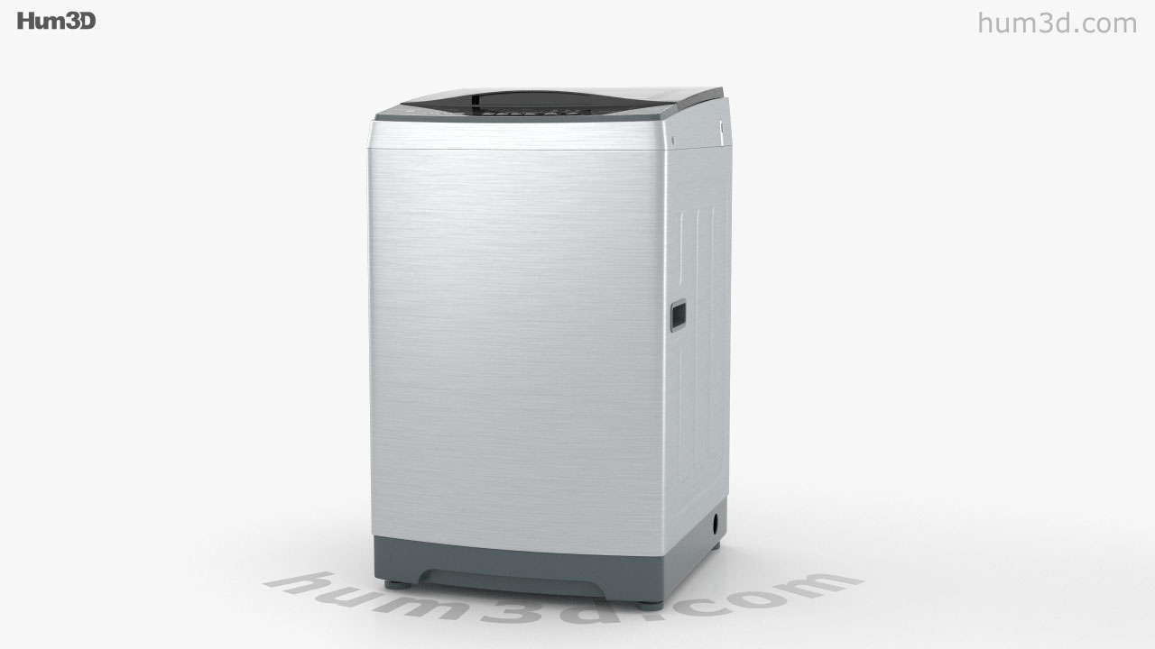 360 view of Bosch Powerwave Washing Machine 3D model 3DModels store