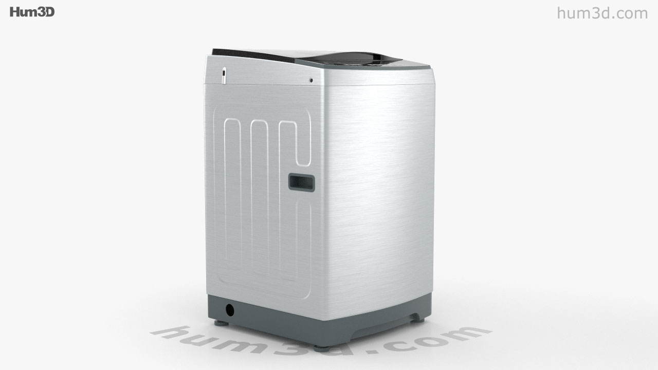 360 view of Bosch Powerwave Washing Machine 3D model 3DModels store