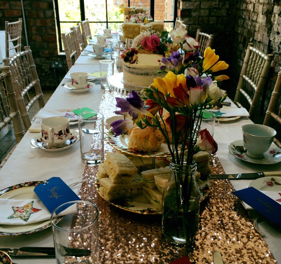 Wedding Afternoon Tea at Heartfelt Vintage in Bristol 9th October 2016