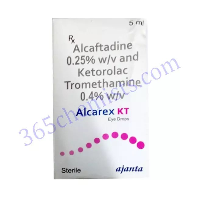 Alcarex KT Eye Drop Alcaftadine + Ketorolac USA Fast Delivery