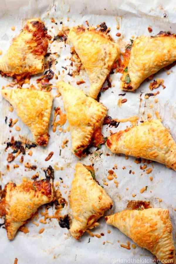 BBQ Chicken Pizza Turnovers