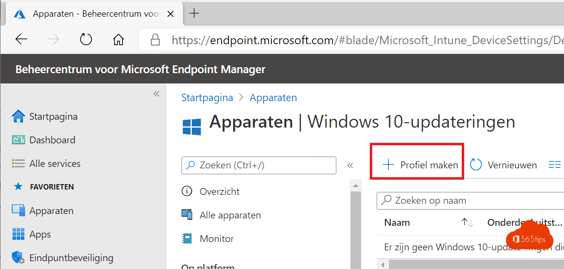 Windows insider ring in Intune