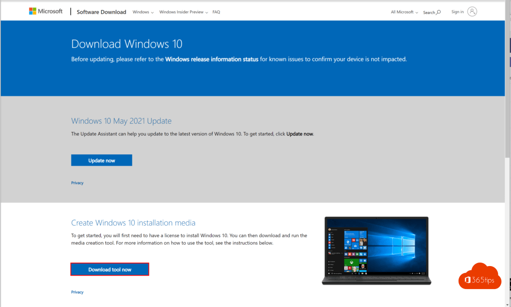 How to update to Windows 10 21H1 or later?