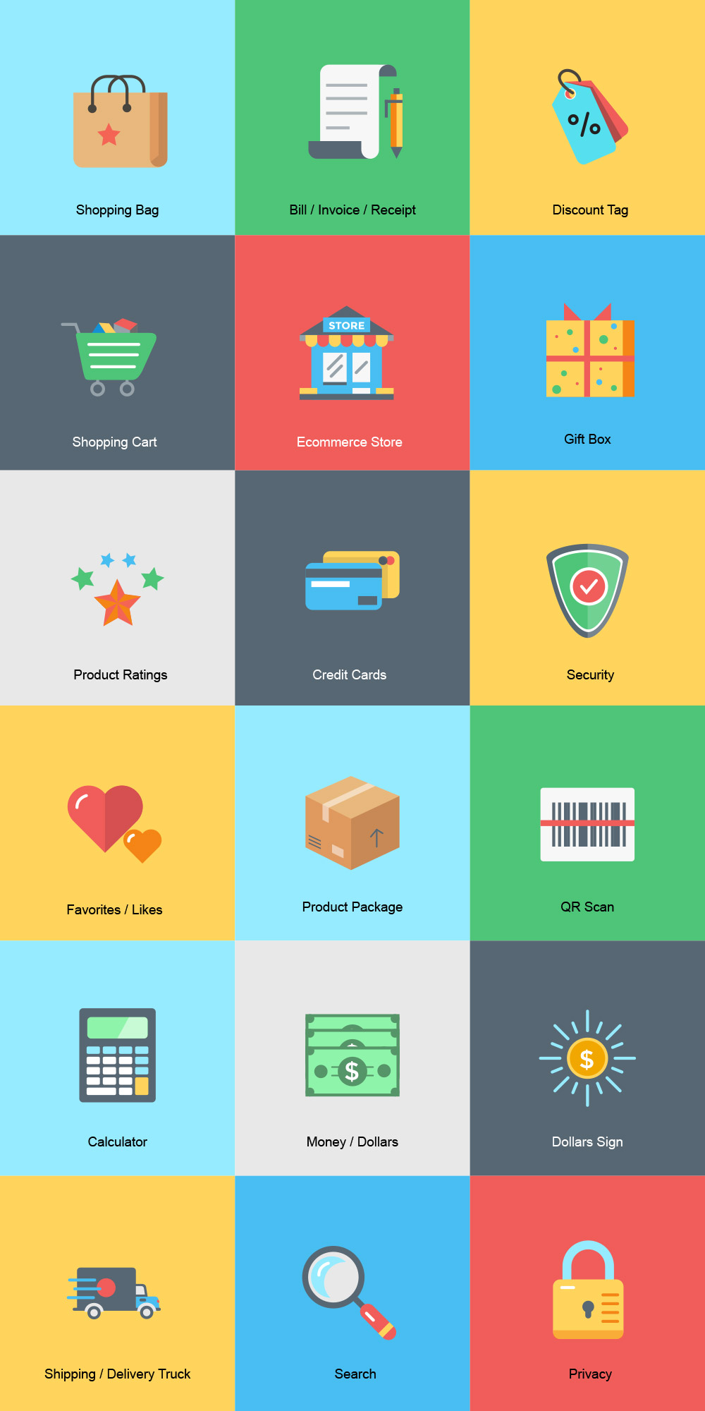 Ecommerce Icon Set